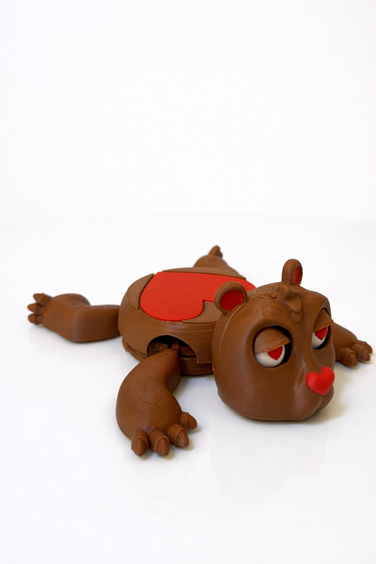 🤎 Kahverengi Aşık Ayıcık Bardak Tutucu – Ürün Açıklaması