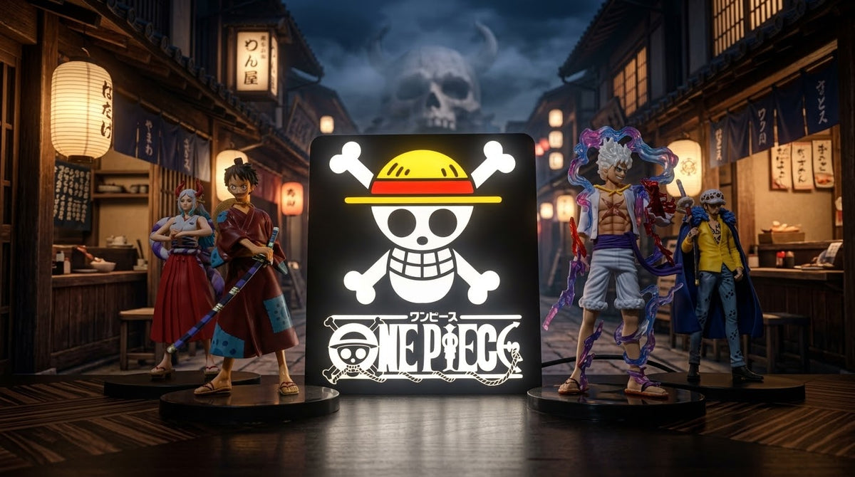One Piece Temalı Abajur – Anime Seven Oda ve Oyun Odası Dekoru