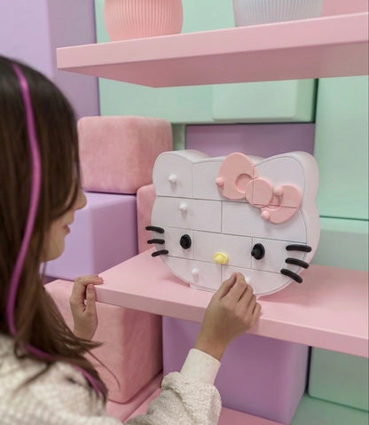 Hello Kitty Çekmeceli Takı Kutusu - Masa Üstü Organizer — Ek Görsel | ESL Dekor