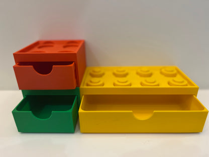 Lego Çekmeceli Organizer Kutu Seti - Renkli Saklama — Kullanım | ESL Dekor