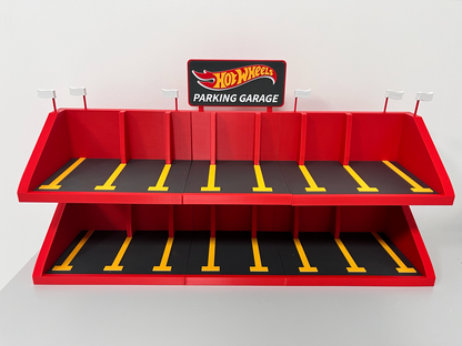 Parking Garage – 14 Araç Kapasiteli 2 Katlı Araba Otopark Standı | Düzenleyici ve Sergileme Rafı