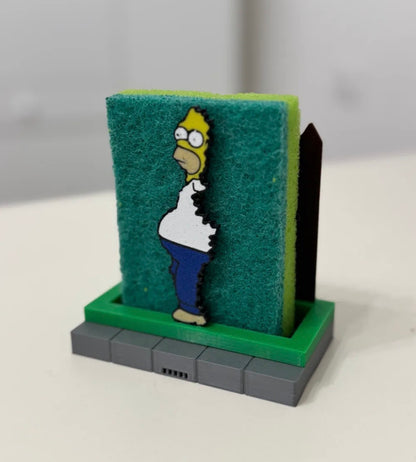 Homer Simpson Çıkışlı Süngerlik – Mutfak Tezgahı İçin