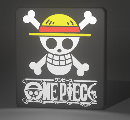 One Piece Temalı Abajur – Anime Seven Oda ve Oyun Odası Dekoru