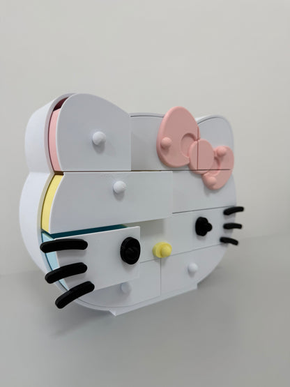 Hello Kitty Çekmeceli Takı Kutusu - Masa Üstü Organizer — Ek Görsel 5 | ESL Dekor