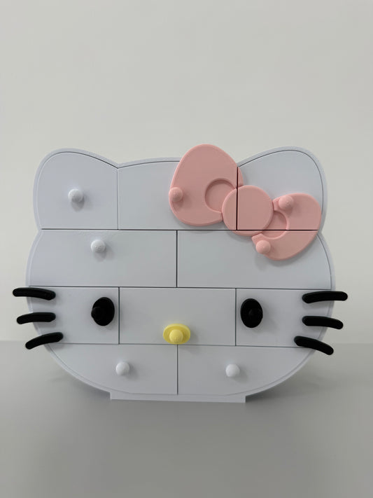 Hello Kitty Çekmeceli Takı Kutusu - Masa Üstü Organizer | ESL Dekor