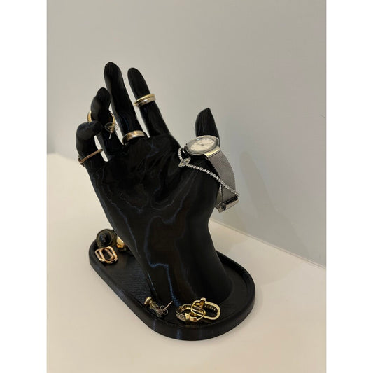 Modern El Tasarımlı Takı Standı Düzenleyici Saat , Yüzük , Küpe , Kolye - Yüksek Kalite | ESLDecor