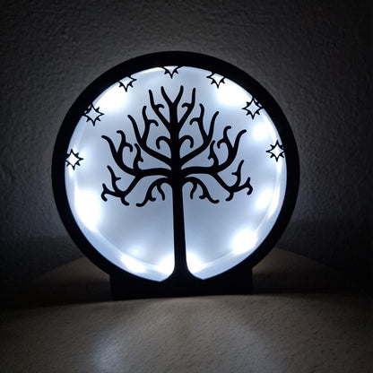 Gondor Ağacı LED Gece Lambası - LOTR Temalı Dekor | ESL Dekor
