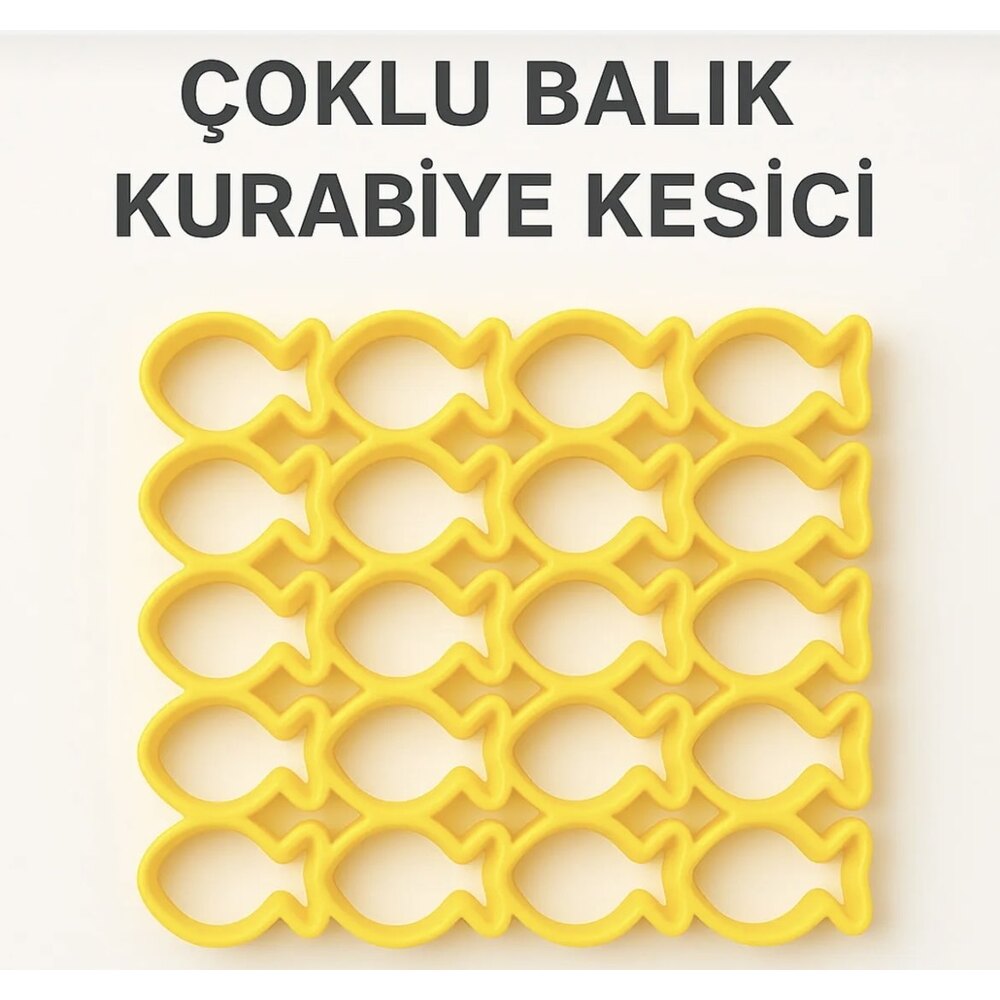 Balık Kraker Kurabiye Kalıbı | ESL Dekor
