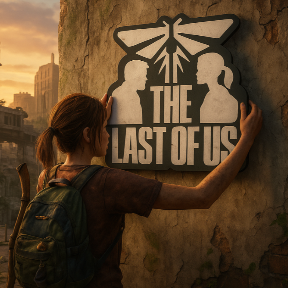 The Last of Us LED Duvar Lambası - Gaming Dekor | ESL Dekor
