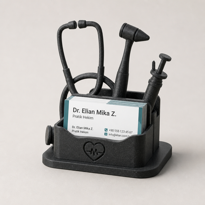 Doktor Masa Organizer ve Kartlık – Klinik ve Muayenehane İçin