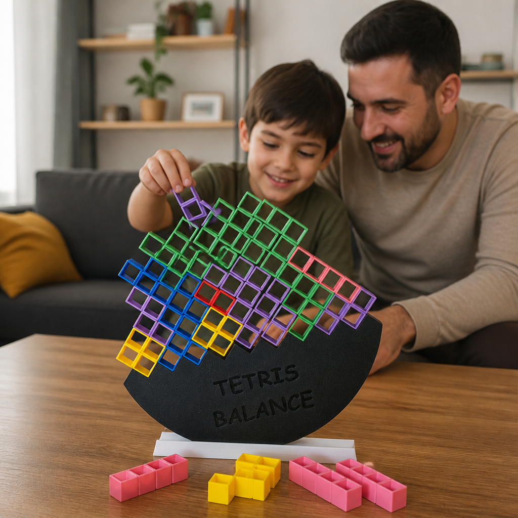 Tetris Dengeli Oyunu – Çocuk ve Aile İçin Eğlenceli Masa Oyunu