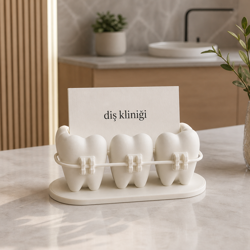 Ortodontist Kartvizitlik – Klinik ve Muayenehane Masası