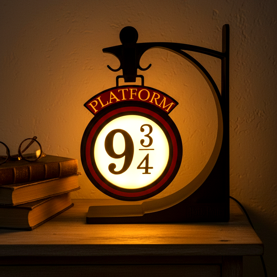 Platform 9 3/4 Gece Lambası - USB Masaüstü Dekoratif Lamba | ESL Dekor